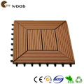 Wooden plastic base deck tile